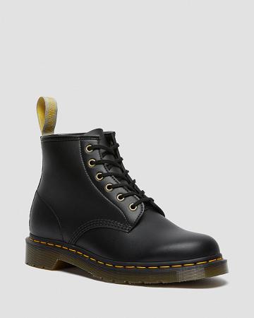 Botines Dr Martens Vegan 101 Felix Hombre Negros | MX 348EBC